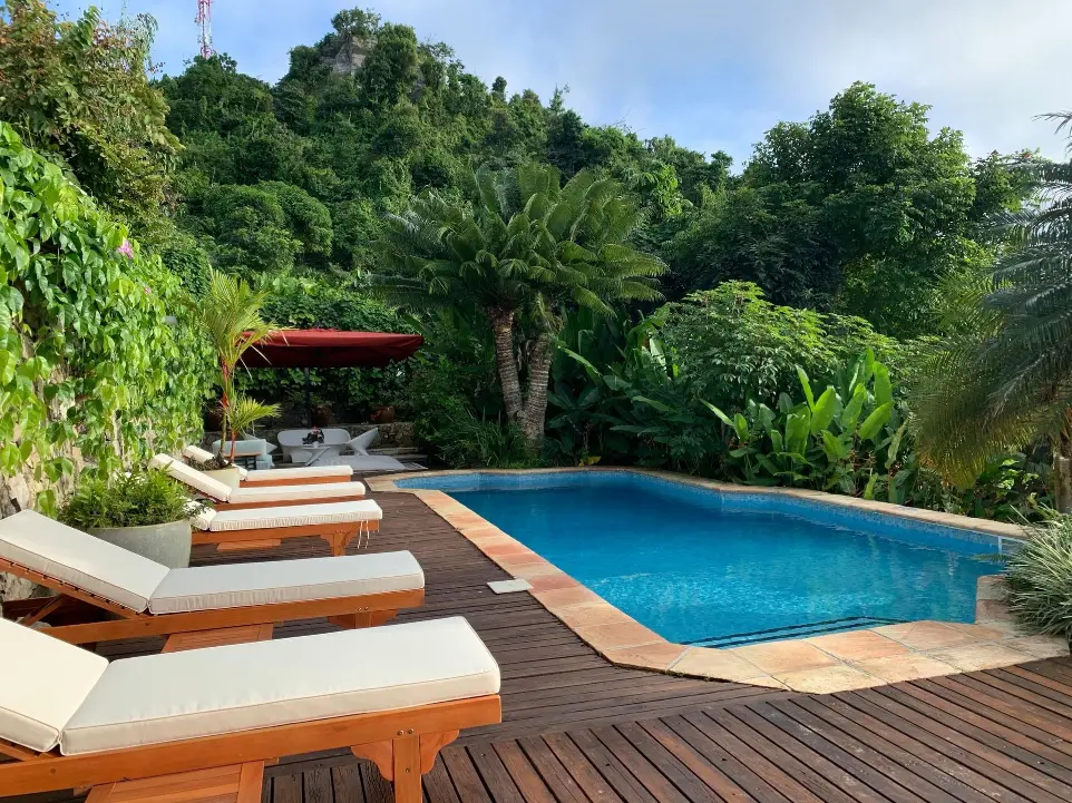 vue piscine